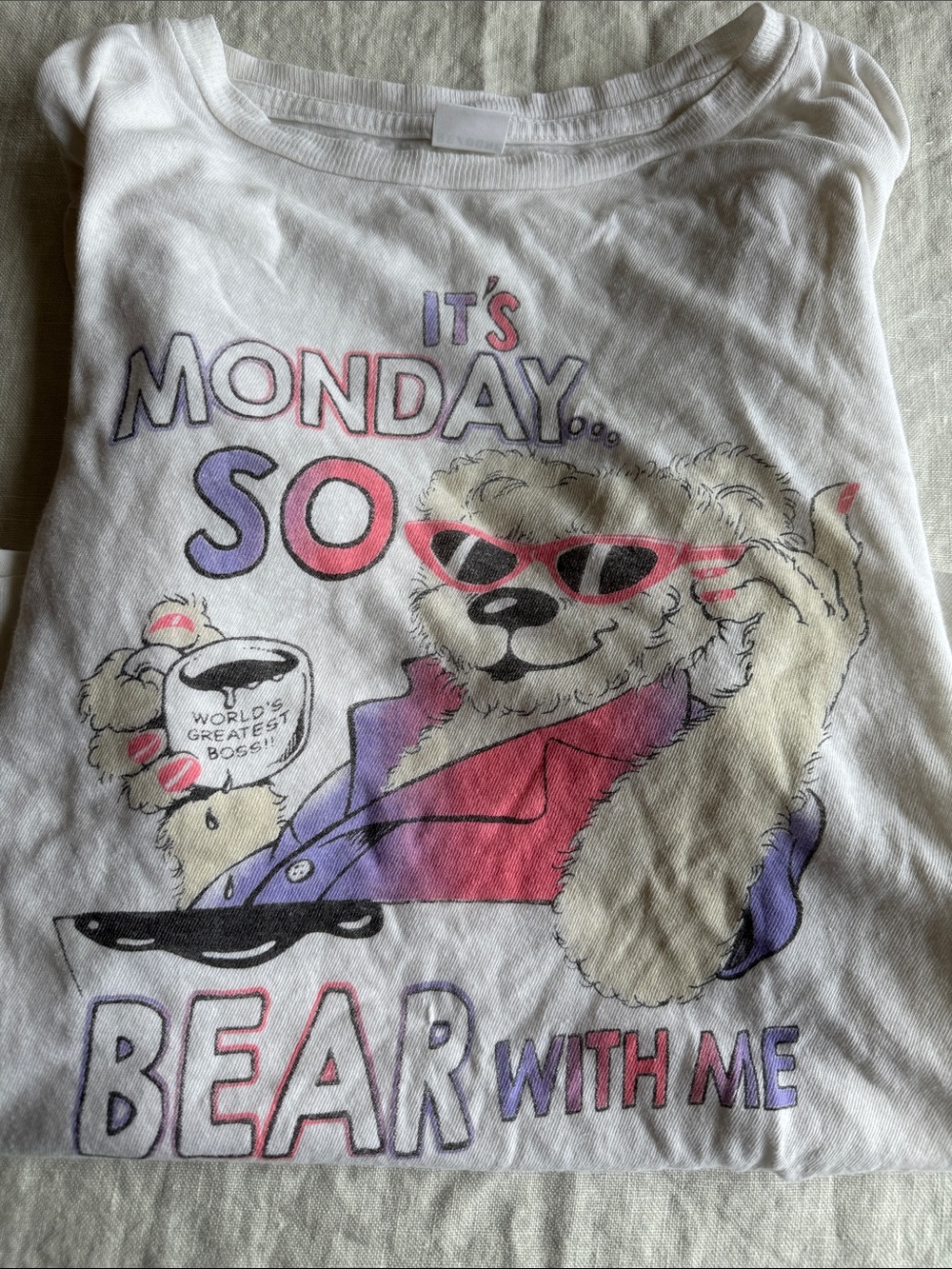 RE/DONE small women's t shirt
"It's Monday, BEAR with me." - Picture 8 of 8